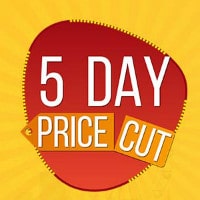 LIMITED : Upto 70% OFF on 5-Day Price Cut Sale !