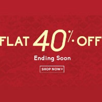 Flat 40% OFF on Fashion Ending Sale
