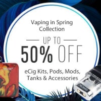 DHGate: Upto 50% OFF on Vaping Spring Collection