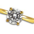 Get 50% off BIG Solitaire Diamond & Gold Women's Ring Orders