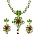 Get 18% off Floral Jodha Akbar Necklace Orders