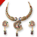 Get 50% off Mesmerising Peacocks - Necklace & Earring Set Orders
