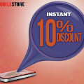 Get Flat 10% Cashback off Mobiles, Tablets & Accessories Orders minimum ₹ 12,500 using Axis Bank
