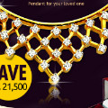 Get 50% off Real Diamond & 18K Gold Necklace Pendant Orders
