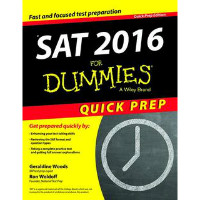 Get 21% off SAT 2016 for Dummies: Quick Prep (Paperback) Orders