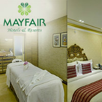 Get Flat 20% off MAYFAIR Hotels & Resorts Body Massages, Suites and Villas & Beverages at the Bar Orders