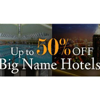 Ctrip: Get up to 50% off Big Name Hotels Bookings Orders