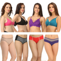 Clovia: Get 80% off 8 Pc Bra & Panty Set Orders