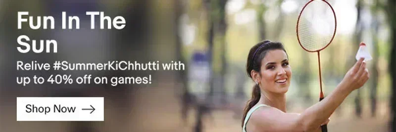 Ebay India: Upto 50% OFF on Fitness, Sports & Games Orders