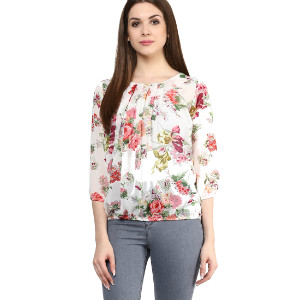 Upto 70% OFF on Women's Georgette Tops Orders From ₹ 299