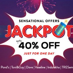 Nykaa: Upto 40% OFF on Diwali Jackpot Sale !