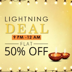 Flat 50% OFF on Diwali Lightning Deal !