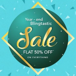 Flat 50% OFF on Year-End Blingtastic SALE !