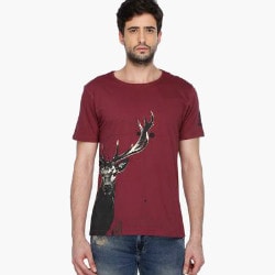 Shoppers Stop: Upto 50% OFF on Men's T-Shirts Orders