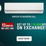 Upto 40% OFF on Inverter AC's Exchanges
