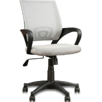 Flat 62% OFF on Bolton Low Back Ergonomic Chair in Grey Colour