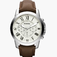Shoppers Stop: Flat ₹ 6,995 on FOSSIL Mens Chronograph Leather Watch